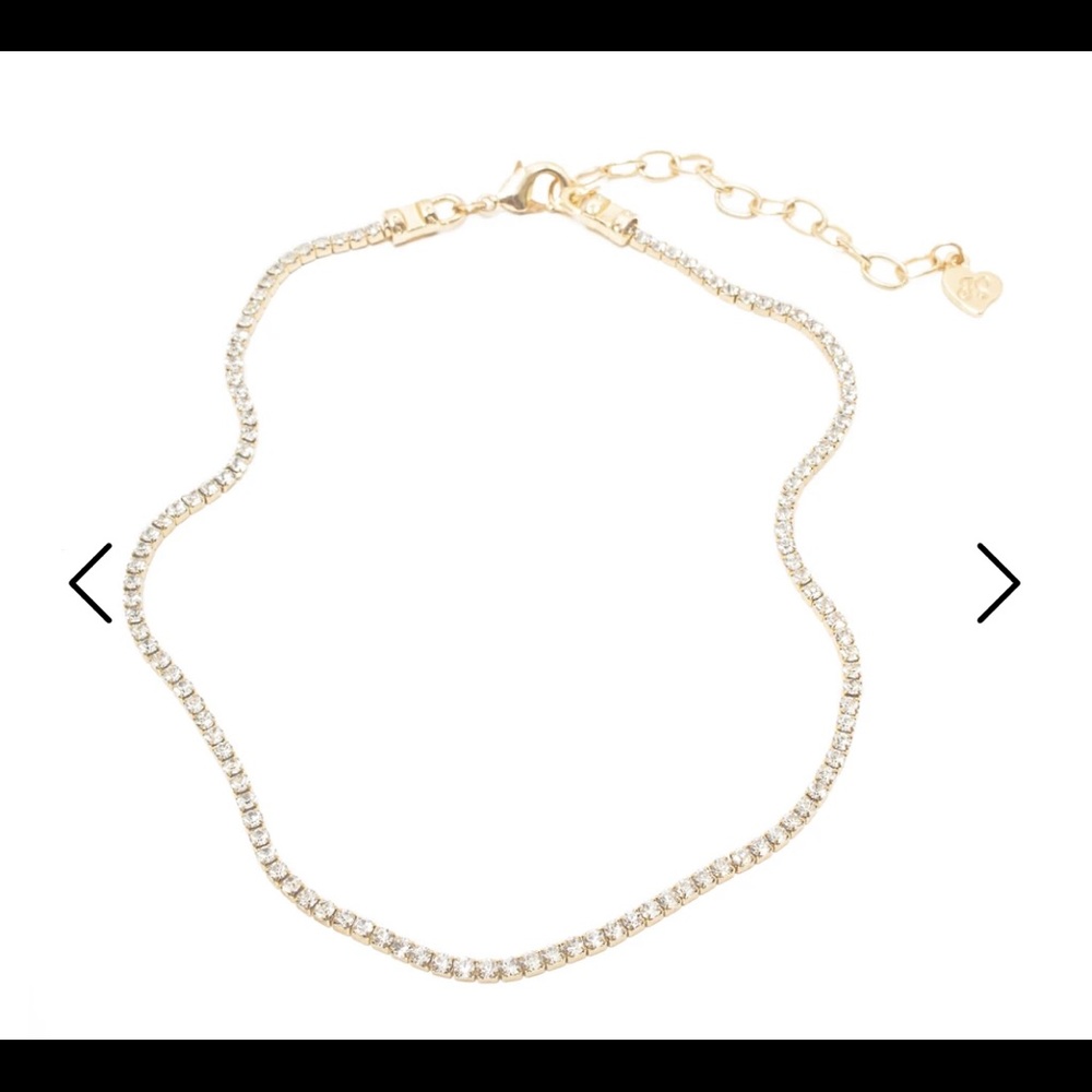 frasier sterling gold and diamond chain NWOT
